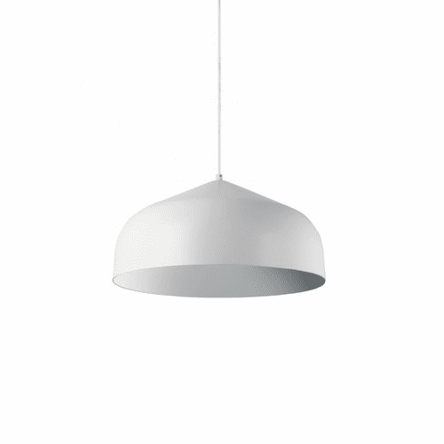 Kuzco Helena LED Pendant -  White with Silver - PD9117-WH/SV