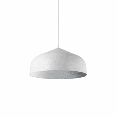 Kuzco Helena LED Pendant -  White with Silver - PD9117-WH/SV