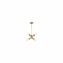 Kuzco Hexa 6-LT Pendant - Vintage Brass - PD307006VB Kuzco Hexa 6-LT Pendant - Vintage Brass - PD307006VB