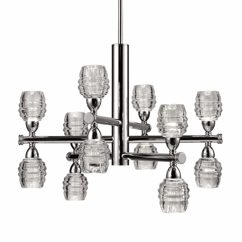 Kuzco Honeycomb LED Chandelier - Chrome - CH52127-CH