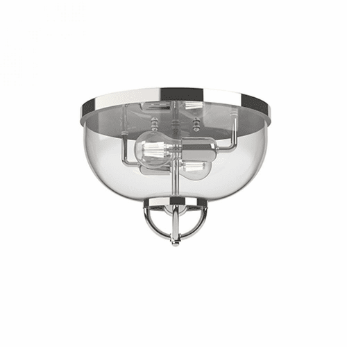 Kuzco Lancaster 2-LT Flush Mount - Polished Nickel - FM361102PN