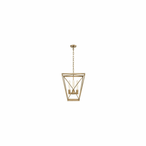Kuzco Lattice 4-LT Pendant - Vintage Brass - PD309616VB