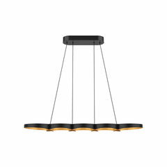 Kuzco Maestro LED Pendant - Black - LP90838-BK/GD Kuzco Maestro LED Pendant - Black - LP90838-BK/GD