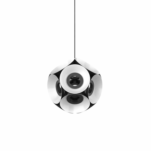 Kuzco Magellan LED Chandelier - Black / White - CH51224-BK/WH