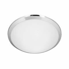 Kuzco Malta 1-LT Flush Mount - Chrome - FM1512-CH