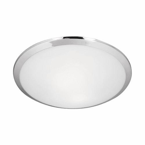Kuzco Malta 2-LT Flush Mount - Chrome - 51562CH