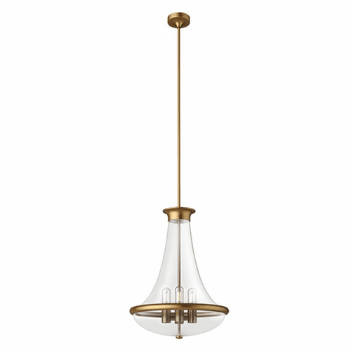 Kuzco Marcel 4-LT Pendant - Vintage Brass - PD361018VB