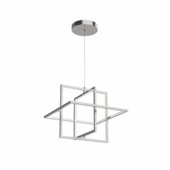 Kuzco Mondrian LED Pendant - Brushed Nickel - PD16320-BN Kuzco Mondrian LED Pendant - Brushed Nickel - PD16320-BN
