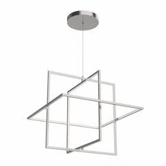 Kuzco Mondrian LED Pendant - Brushed Nickel - PD16328-BN Kuzco Mondrian LED Pendant - Brushed Nickel - PD16328-BN
