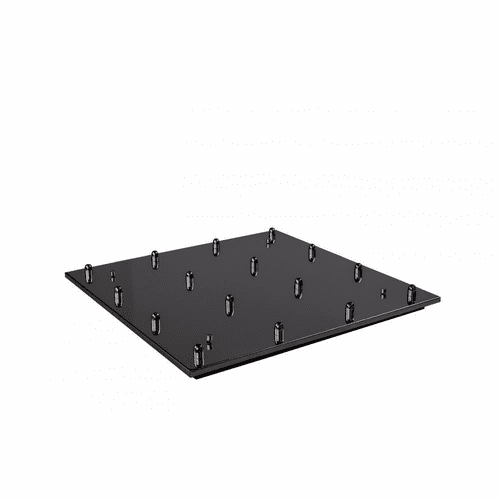 Kuzco Multi-Port LED Canopy - Black Chrome  - CNP16AC-BC