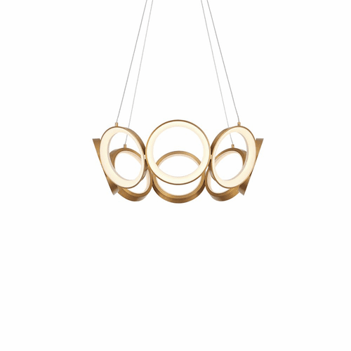 Kuzco Oros LED Chandelier - Antique Brass - CH94824-AN