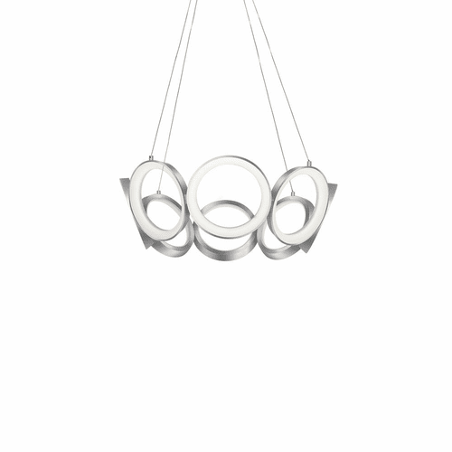 Kuzco Oros LED Chandelier - Antique Silver - CH94824-AS