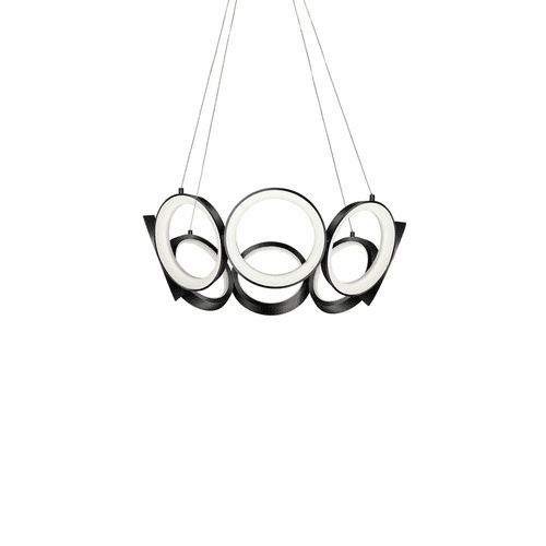 Kuzco Oros LED Chandelier - Black - CH94824-BK