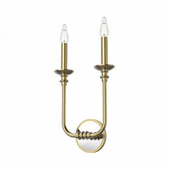 Kuzco Peabody 2-LT Bath Vanity Light - Vintage Brass - WV351502VB
