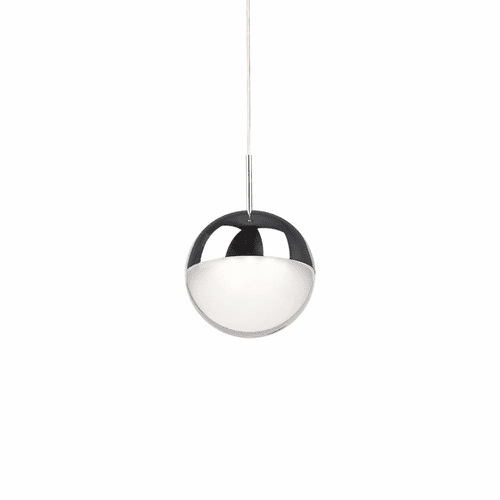 Kuzco Pluto 1-LT Pendant - Chrome - 402801CH-LED