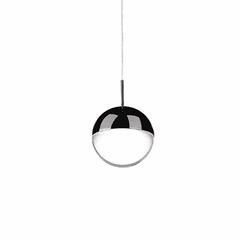 Kuzco Pluto LED Pendant - Black Chrome - 402801BC-LED