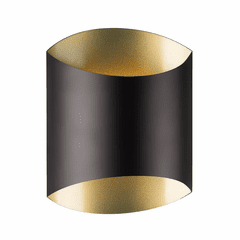 Kuzco Preston 1-LT Wall Sconce - Black - 601471BK-LED Kuzco Preston 1-LT Wall Sconce - Black - 601471BK-LED
