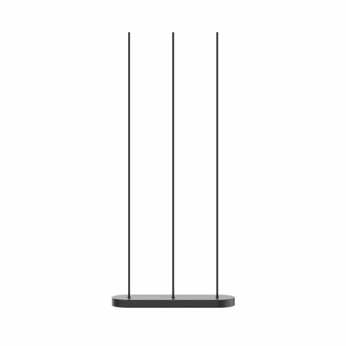 Kuzco Reeds LED Lamp - Black - FL46948-BK