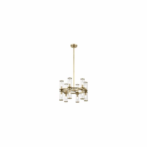 Kuzco Revolve 12-LT Chandelier - Natural Brass - CH309066NBCG
