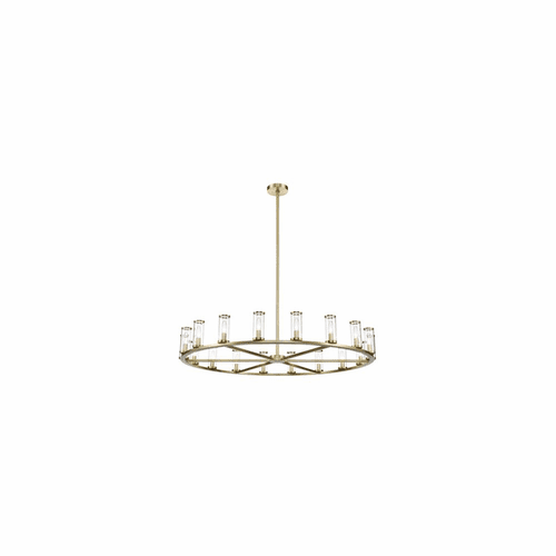 Kuzco Revolve 18-LT Chandelier - Natural Brass - CH309018NBCG