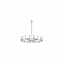 Kuzco Revolve 18-LT Chandelier - Polished Nickel - CH309018PNCG