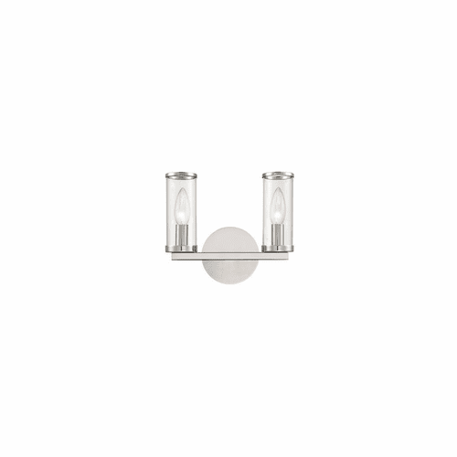 Kuzco Revolve 2-LT Bath Vanity Light - Polished Nickel - WV309022PNCG