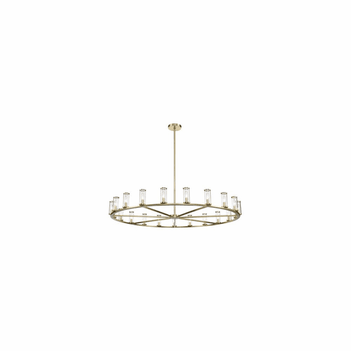 Kuzco Revolve 21-LT Chandelier - Natural Brass - CH309021NBCG