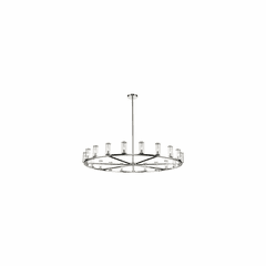 Kuzco Revolve 21-LT Chandelier - Polished Nickel - CH309021PNCG