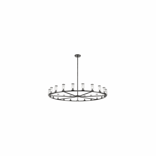 Kuzco Revolve 21-LT Chandelier - Urban Bronze - CH309021UBCG