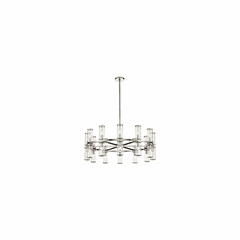 Kuzco Revolve 24-LT Chandelier - Polished Nickel - CH309024PNCG