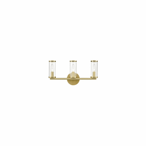 Kuzco Revolve 3-LT Bath Vanity Light - Natural Brass - WV309033NBCG