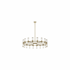 Kuzco Revolve 36-LT Chandelier - Natural Brass - CH309036NBCG