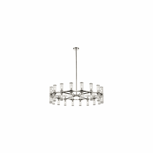 Kuzco Revolve 36-LT Chandelier - Polished Nickel - CH309036PNCG