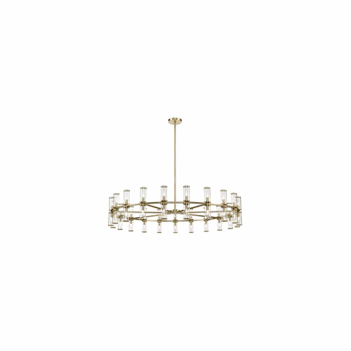 Kuzco Revolve 42-LT Chandelier - Natural Brass - CH309042NBCG