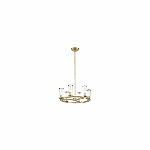 Kuzco Revolve 6-LT Chandelier - Natural Brass - CH309006NBCG