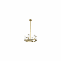 Kuzco Revolve 6-LT Chandelier - Natural Brass - CH309006NBCG Kuzco Revolve 6-LT Chandelier - Natural Brass - CH309006NBCG