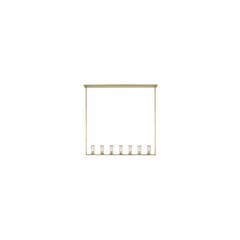 Kuzco Revolve 7-LT Pendant - Natural Brass - LP309007NBCG Kuzco Revolve 7-LT Pendant - Natural Brass - LP309007NBCG