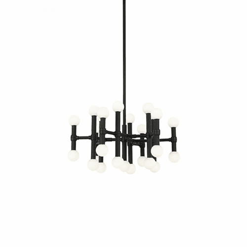 Kuzco Rivoli LED Chandelier - Black Plating - CH96121-BL