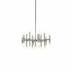 Kuzco Rivoli LED Chandelier - Polished Nickel - CH96121-PN Kuzco Rivoli LED Chandelier - Polished Nickel - CH96121-PN