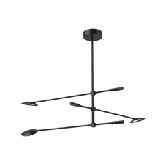 Kuzco Rotaire LED Chandelier - Black - CH90132-BK Kuzco Rotaire LED Chandelier - Black - CH90132-BK