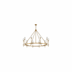 Kuzco Salita 10-LT Chandelier - Vintage Brass - CH314310VBRC