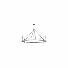 Kuzco Salita 12-LT Chandelier - Urban Bronze - CH314312UBRC