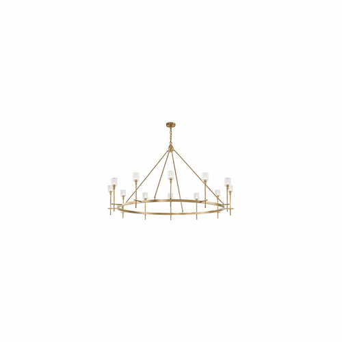 Kuzco Salita 12-LT Chandelier - Vintage Brass - CH314312VBRC