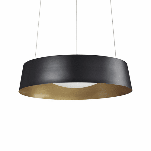 Kuzco Sampson 1-LT Pendant - Black - 401207BK-LED