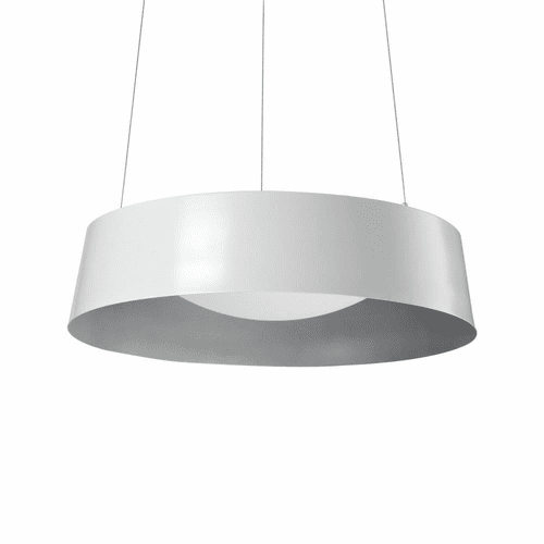 Kuzco Sampson 1-LT Pendant - White - 401207WH-LED