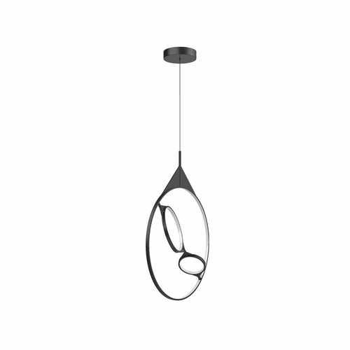 Kuzco Serif LED Pendant - Black - PD84324-BK
