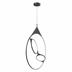 Kuzco Serif LED Pendant - Black - PD84336-BK Kuzco Serif LED Pendant - Black - PD84336-BK