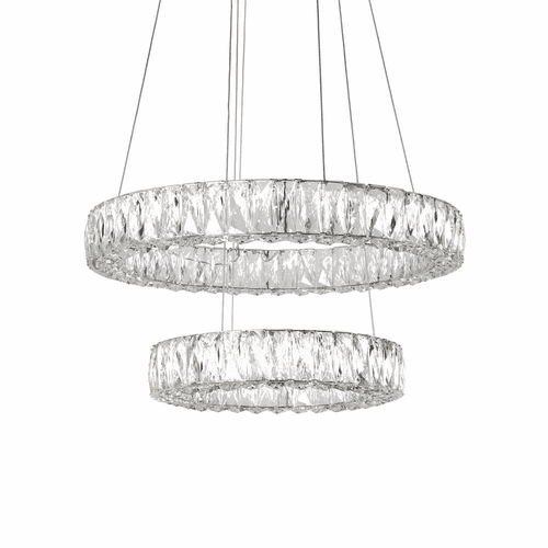 Kuzco Solaris LED Chandelier - Chrome - CH7824 (3000k)