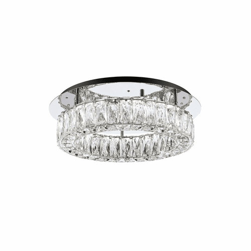 Kuzco Solaris LED Semi-Flush Mount - Chrome - SF7818 (3000k)