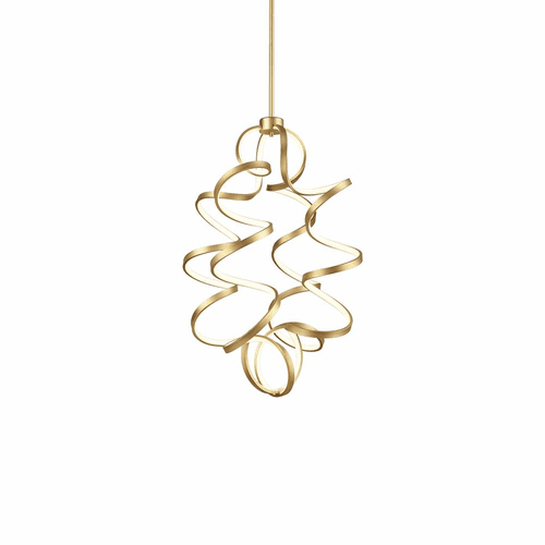 Kuzco Synergy LED Chandelier - Antique Brass - CH93934-AN